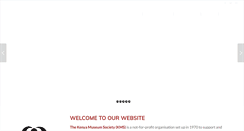Desktop Screenshot of kenyamuseumsociety.org